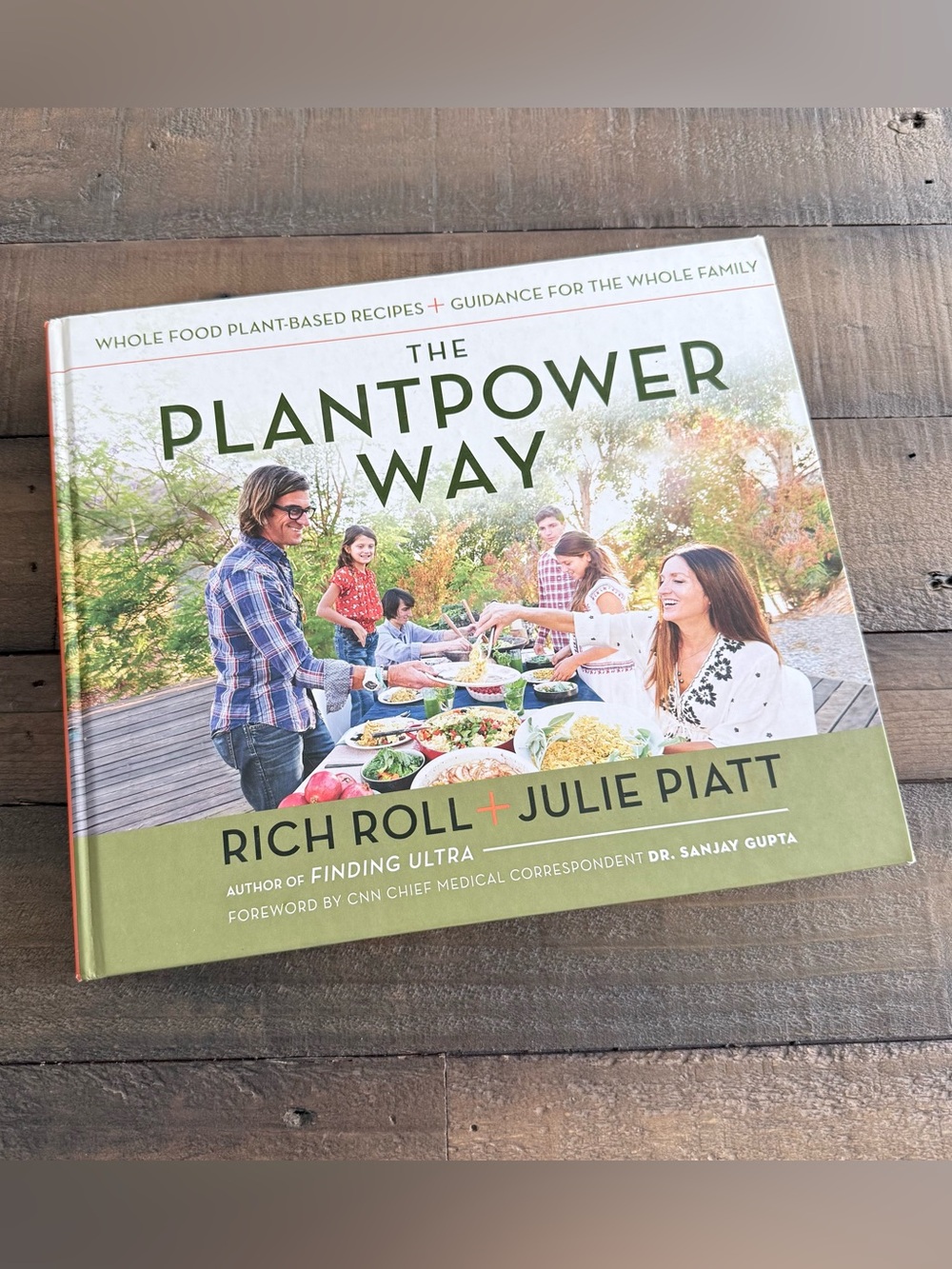 The Plantpower Way by Rich Roll - Hardcover Whole Foods Plant-Based Cookbook